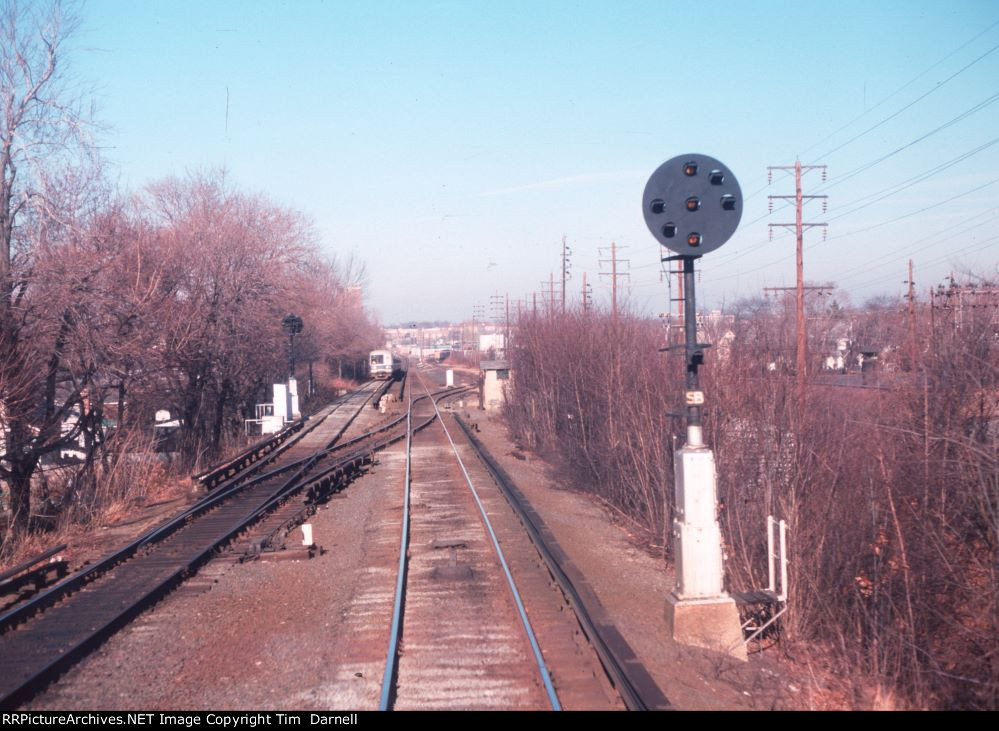 Head end view west of the station